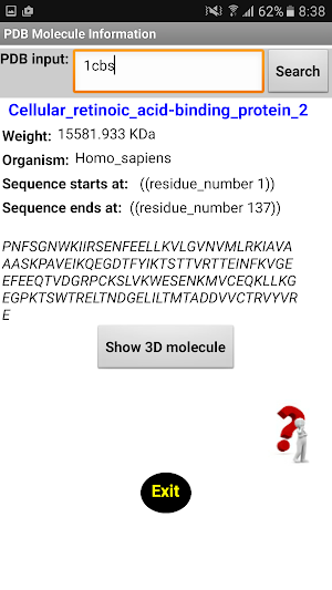 PDB_protein_Information Screenshot 0