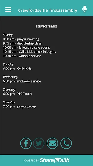 Crawfordsville firstassembly Screenshot 1