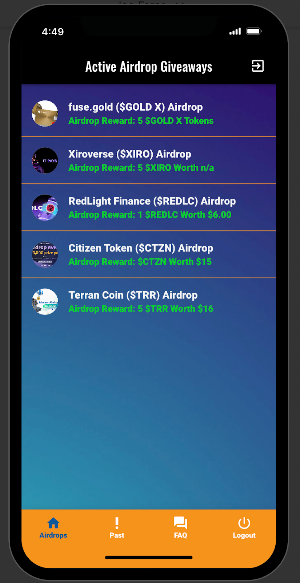 Airdrop Hunter: Earn Crypto Screenshot 0