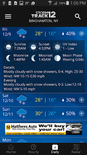 WBNG Storm Track 12 Screenshot 3