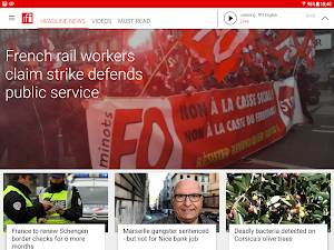 RFI - Radio France Internationale,  live news Screenshot 3
