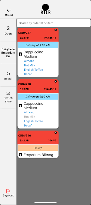 FinanceApps KDS Screenshot 2