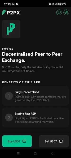 P2PX Screenshot 0