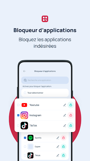 Kidcare : Contrôle parental Screenshot 3