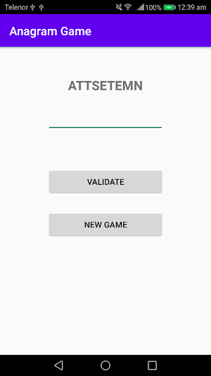 Anagram Game Screenshot 3