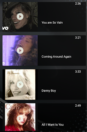 Carly Simon Songs Music Videos Screenshot 2