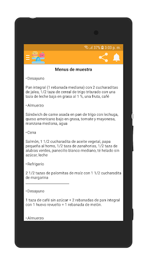 Dietas para Diabéticos Screenshot 2