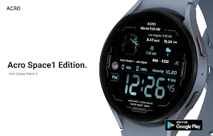 Acro Space1 edtion Watchface Screenshot 3