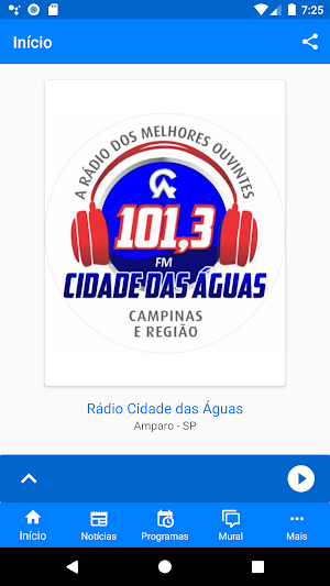 Rádio Cidade das Águas Screenshot 1