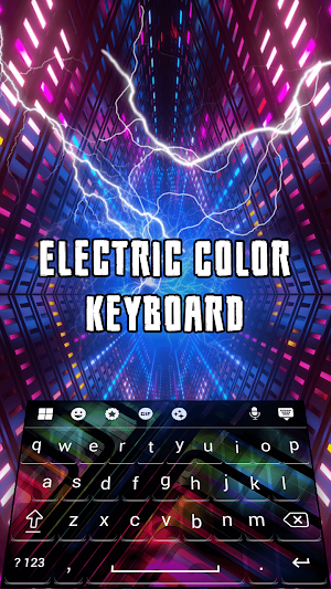 Electric Color Keyboard Screenshot 1