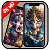 Ganesha Wallpaper 8K