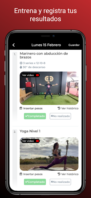 Sar Nutricion Fitness Screenshot 1