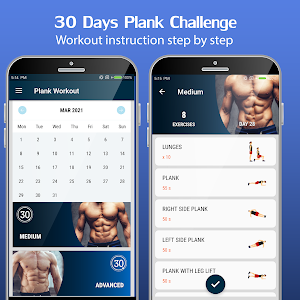 Plank Workout - 30 Day Plank Challenge Screenshot 1