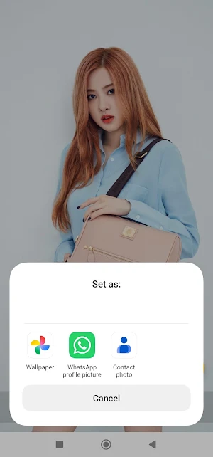Rose Blackpink Wallpaper Screenshot 1