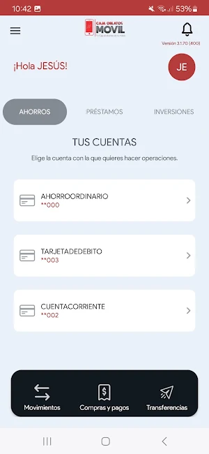 Caja Oblatos Móvil Screenshot 1