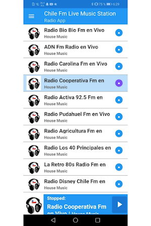 Chile Fm Live Music Station Screenshot 1