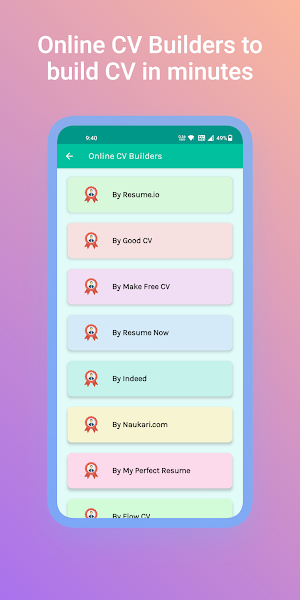 CV/Resume Preparation Guide Screenshot 3