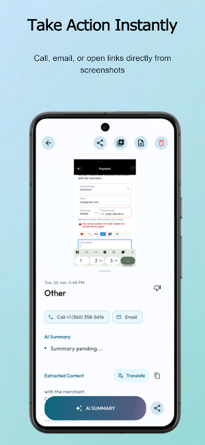 SmartShots: AI Screenshot &OCR Screenshot 1