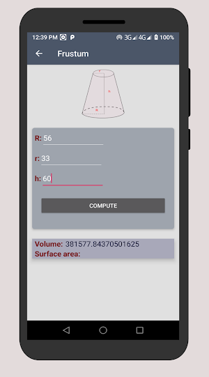 Volume calculator-3D Shapes, geometry calculator Screenshot 3