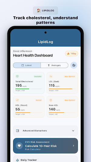 LipidLog Screenshot 0