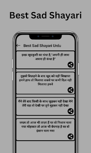 Best Sad Shayari Urdu Screenshot 1