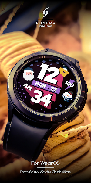 SH012 Watch Face, WearOS watch Screenshot 3