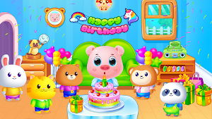 cute pig's birthday party Screenshot 0