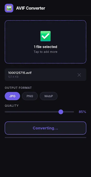 Avif Converter Avif to Jpg/Png Screenshot 0