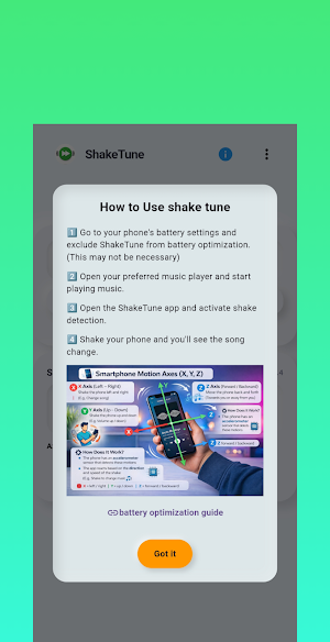 Shake skip music – Next Track Screenshot 2