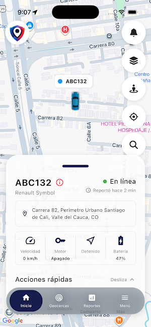 TEAMGPS APP Screenshot 2