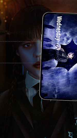 Wednesday Addams 4k wallpaper Screenshot 2