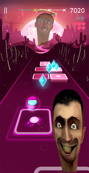Toilet Tv 3D Tiles Hop Screenshot 0