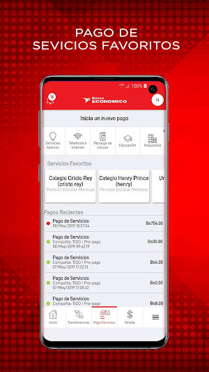 Banco Económico Screenshot 3