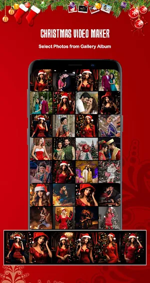 Christmas Photo Video Maker Screenshot 0