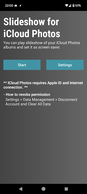 Slideshow for iCloud Photos Screenshot 3