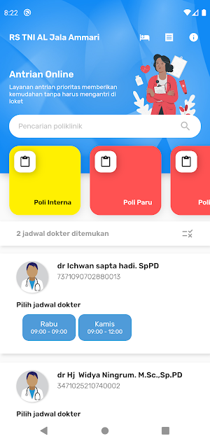 Antrian Online RS TNI AL Jala Ammari Screenshot 2