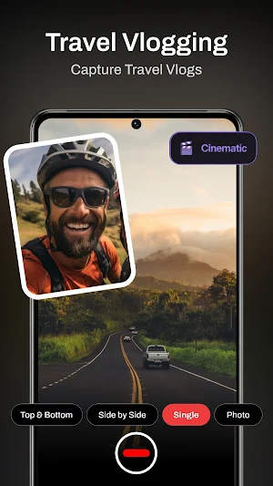 Dual Recorder Cam: Vlog, Reels Screenshot 1