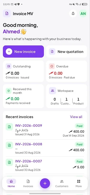 Invoice MV - Invoice Maker Screenshot 0