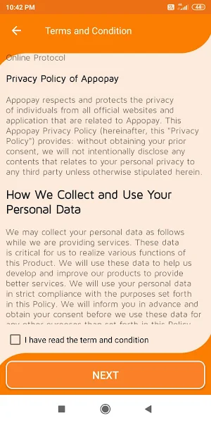 AppoPay Screenshot 1