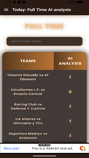 Correct Score Expert Analysis Screenshot 3