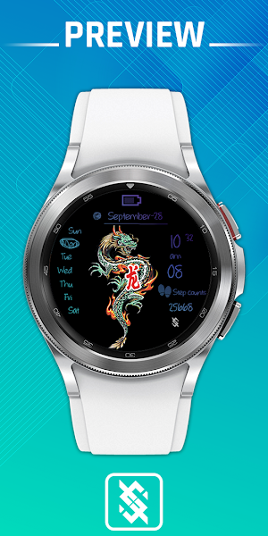 BFF66- Neon Art Dragon Screenshot 0