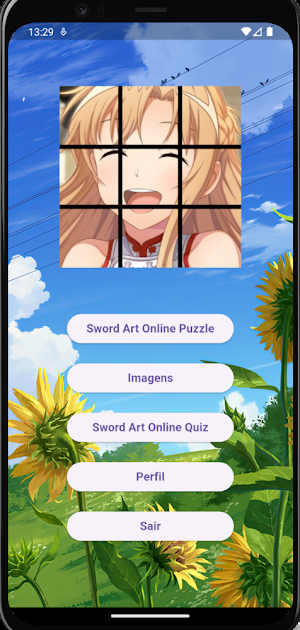 Sword Art Online Puzzle & Quiz Screenshot 0