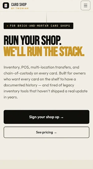 Twomiah Cardshop Screenshot 3