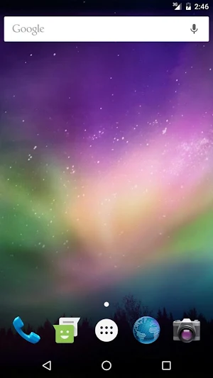 Wallpapers Northern Light Screenshot 2