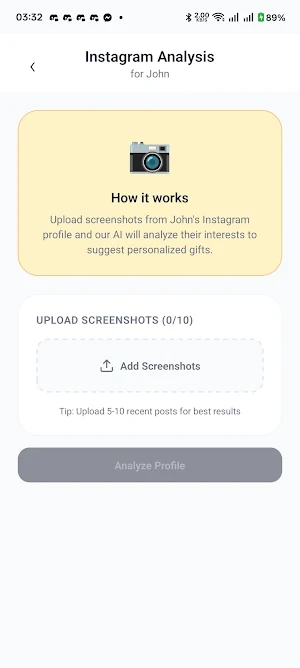 WishMe: AI Gift Ideas & Alerts Screenshot 3