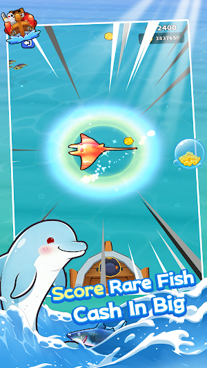 Happy Fish:catch hungry shark Screenshot 2