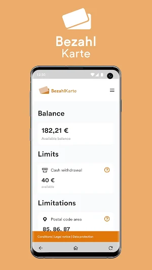 Bezahlkarte Screenshot 0