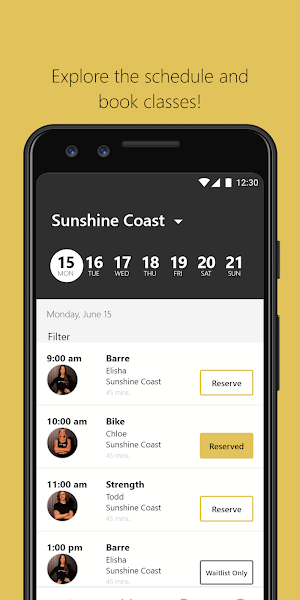 Barre & Bike Sunshine Coast Screenshot 2