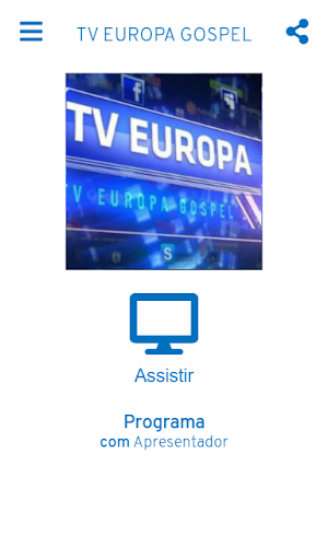 TV EUROPA GOSPEL Screenshot 1