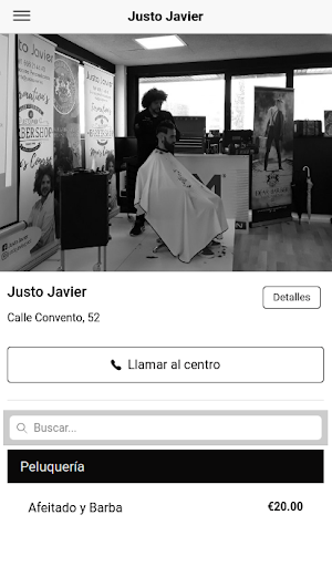 Justo Javier Barbershop Screenshot 0